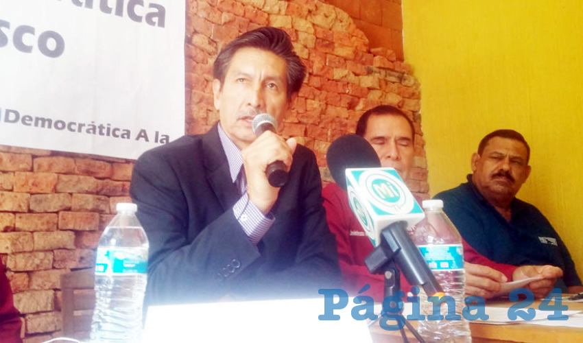 Jaime Hernández Ortiz, integrante de este movimiento y representante de los mismos morenistas, resaltó que con esta unión de militantes y simpatizantes, pretenden también rechazar con representatividad, los denominados “dedazos” dentro de Regeneración Nacional/Foto: Francisco Tapia