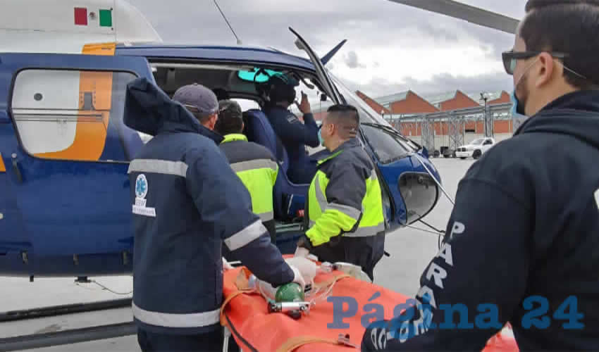 Hace cinco años fue creado el grupo de servicio Aeromédico de la Dirección General de Servicios Aéreos de la Secretaría de Seguridad Pública del Estado