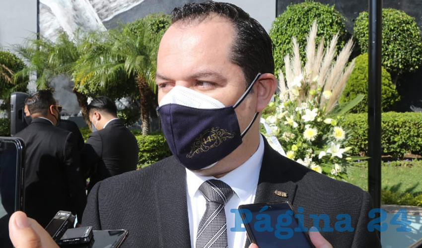 Jaime Beltrán Martínez, secretario del Ayuntamiento de Aguascalientes (Foto: Eddylberto Luévano Santillán)