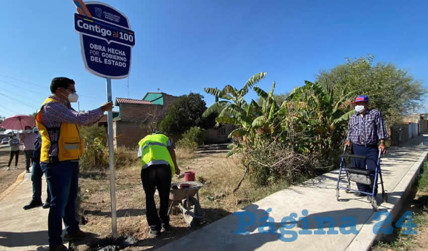 En Rincón de Romos se rehabilitaron las calles Insurgentes, Francisco I. Madero, 20 de Noviembre y Pedrera