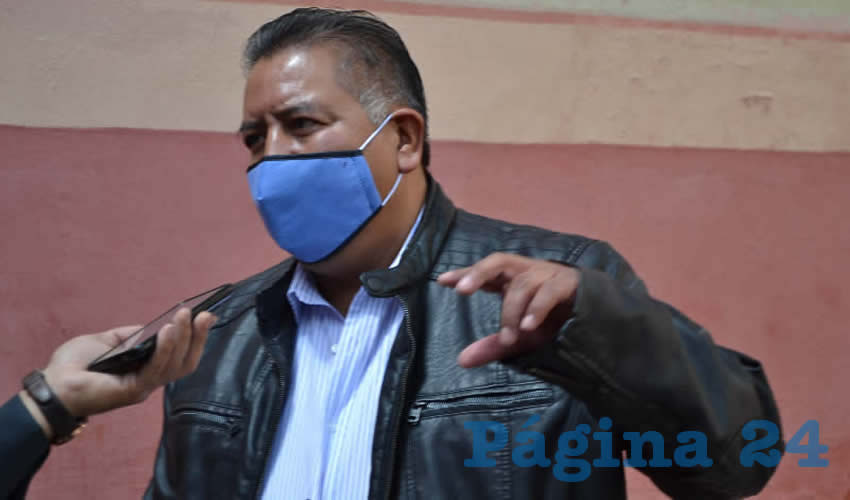 Felipe Pinedo Hernández, miembro del Frente Popular de Lucha por Zacatecas (FPLZ) (Foto: Archivo Página 24)