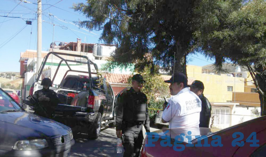 La movilización policíaca