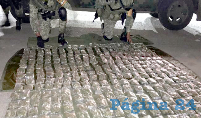 La droga que fue fiscalizada por los militares