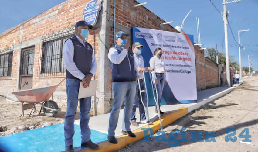 El gobernador Mart&iacute;n Orozco Sandoval contin&uacute;a recorriendo los municipios del estado y en esta ocasi&oacute;n visit&oacute; a las familias calvillenses