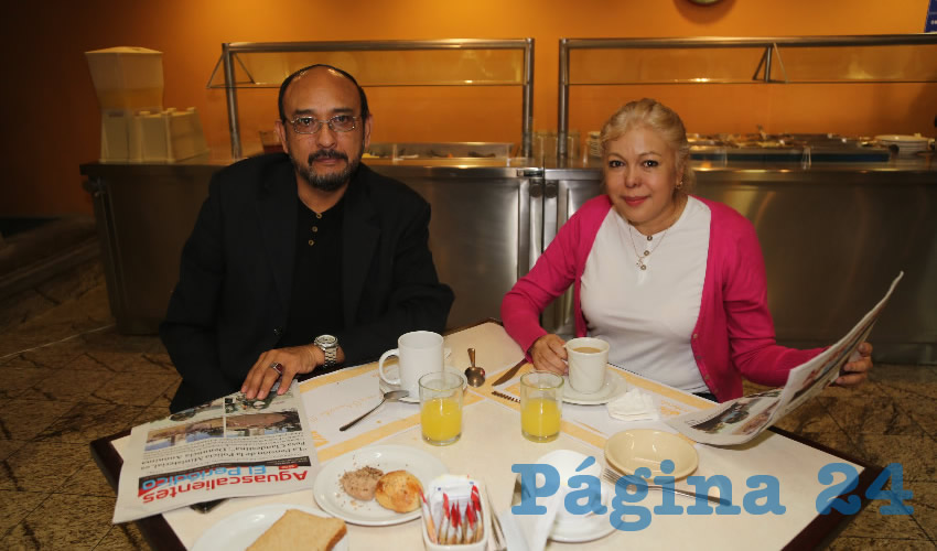 En el restaurante La Rueda del Hotel Quality Inn desayunaron Claudio Garc&iacute;a Rodr&iacute;guez y Mar&iacute;a Clara Aguirre Casta&ntilde;eda