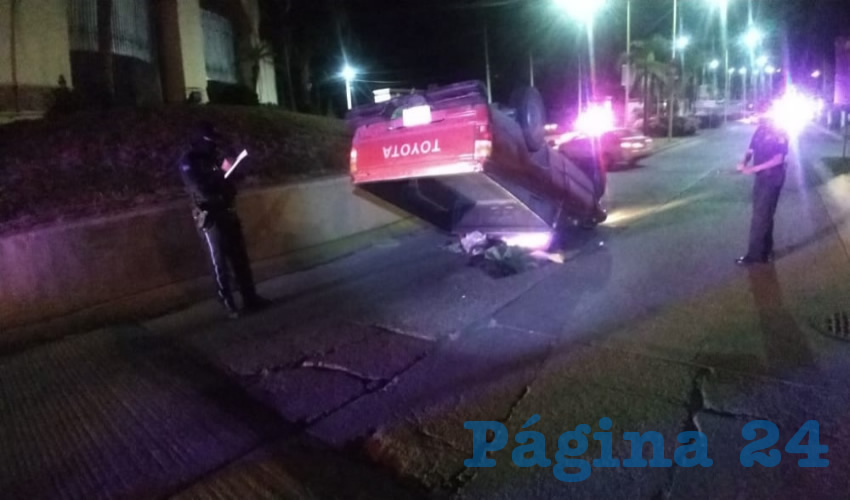 El accidente ocurrió en la entrada al fraccionamiento Real de Haciendas