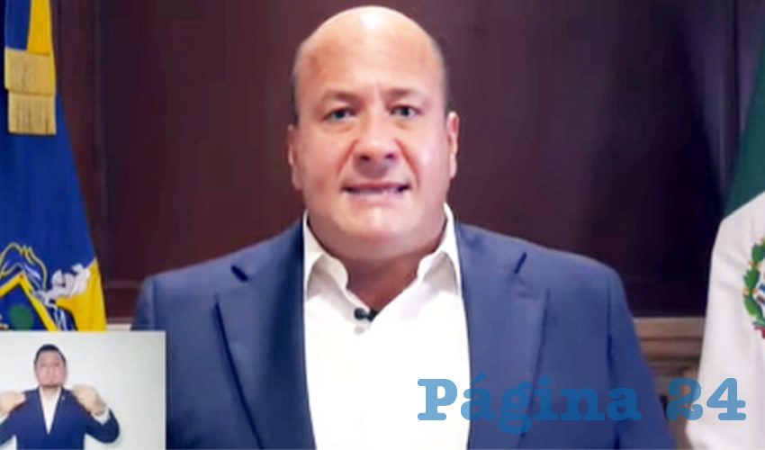 Solito cantinflea: Enrique Alfaro, gobernador de Jalisco dijo que se analizarán las cifras de contagios y decesos de aquí al martes, para decidir el próximo miércoles si se presiona o no el botón de emergencia, para finalmente “aplicarlo” el viernes. ¡Vaya estrategia!/Foto: Captura de Video