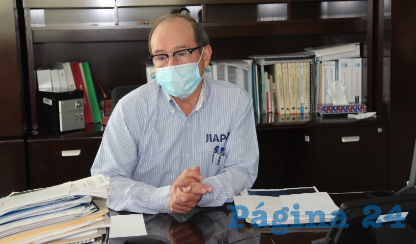 Benjamín de León Mojarro, director de la Junta Intermunicipal de Agua Potable y Alcantarillado de Zacatecas (Jiapaz) (Foto: Archivo Página 24)