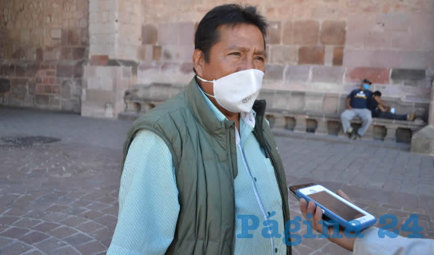 Manuel Alvarado Pérez, representante en la entidad de la organización campesina El Barzón (Foto: Merari Martínez)