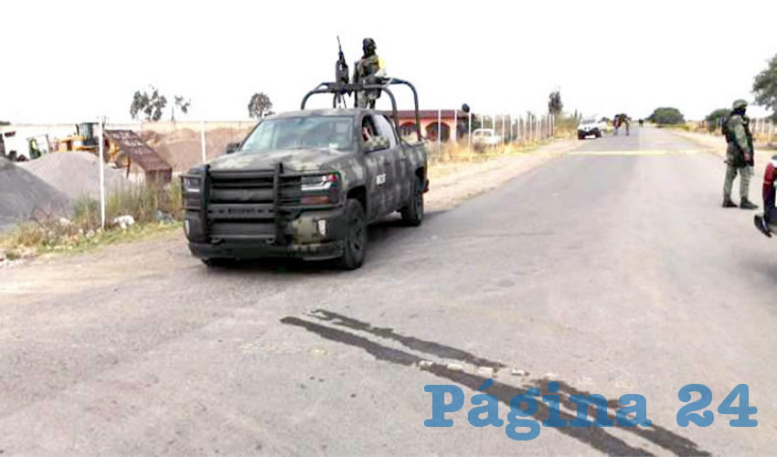 El arribo de los militares