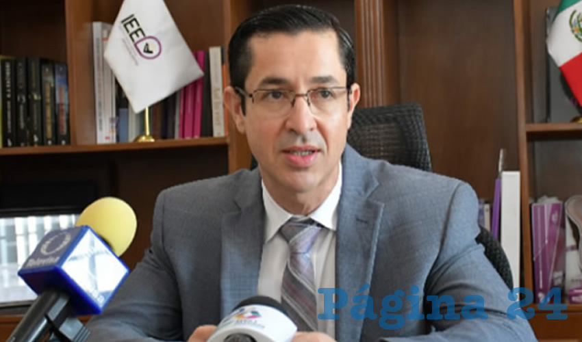 Luis Fernando Landeros Ortiz, consejero presidente del IEE (Foto: Archivo)
