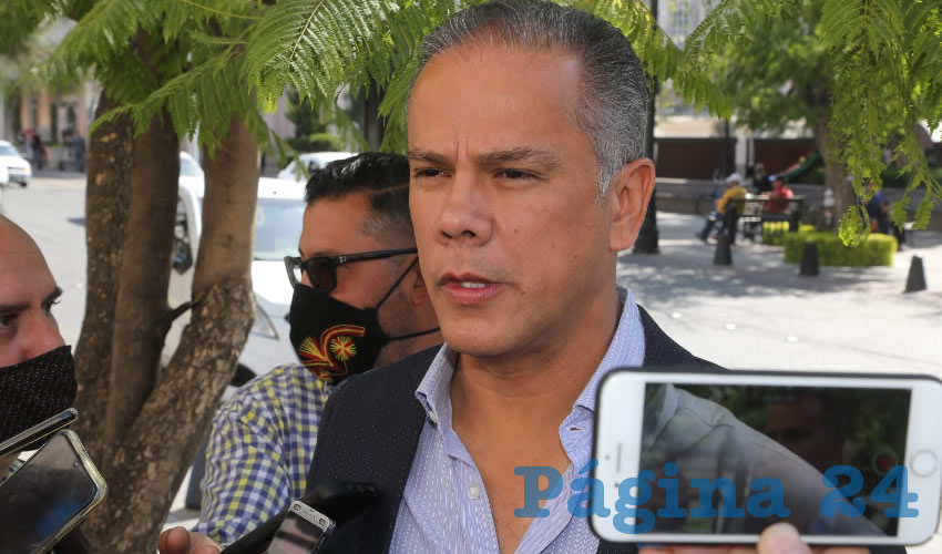José Antonio Arámbula López, presidente municipal de Jesús María (Foto: Eddylberto Luévano Santillán)