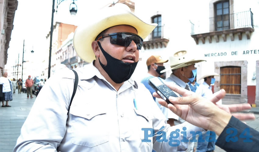 Fernando Galván Martínez, líder de frijoleros en la zona norte del estado de Zacatecas (Foto: Archivo Página 24)