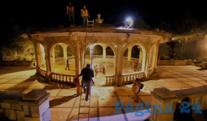José Luis Mejía Serrano, Gerente del Centro Histórico, indicó que en este parque se han realizado jornadas constantes para devolver la vida y esplendor a este espacio
