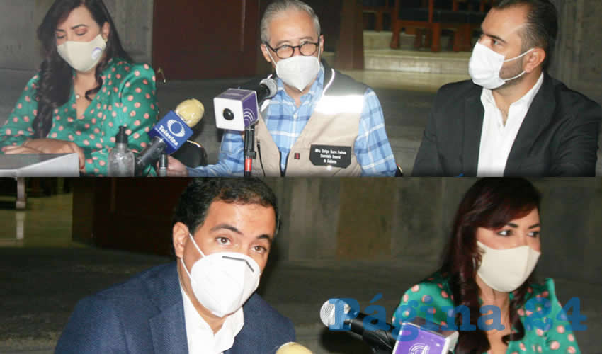 Enrique Ibarra y Juan Partida, secretarios de Gobierno y de Hacienda de Jalisco, respectivamente, entregaron el Presupuesto de Egresos 2021 en el Congreso; serán 124 mil 500 millones de pesos que el gobierno estatal pretende gastar, y con el que aseguraron se garantiza la correcta operación de las dependencias y programas del gobierno estatal/Foto: Francisco Tapia
