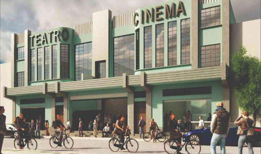Así luciría el Teatro Cine Alameda de ser restaurado
