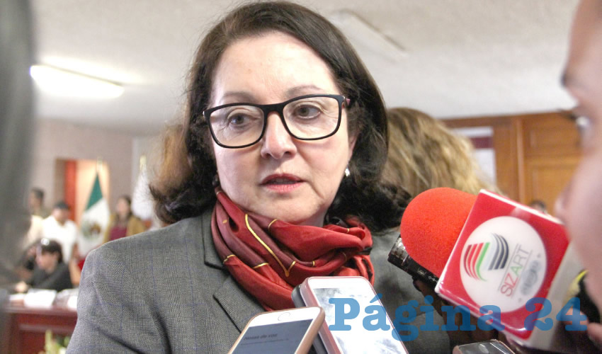 Marivel Rodríguez Benítez, tesorera del ayuntamiento de Zacatecas (Foto: Archivo Página 24)