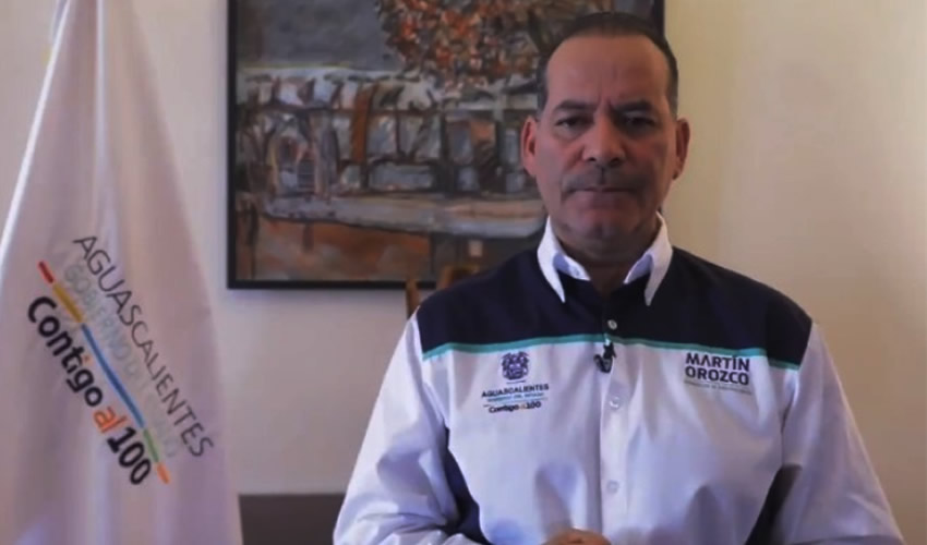 Martín Orozco Sandoval, gobernador de Aguascalientes