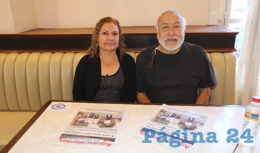 En Sanborns Francia desayunaron Alicia Vargas Reyes y Mario Atenógenes, quienes nos visitan de la Ciudad de México