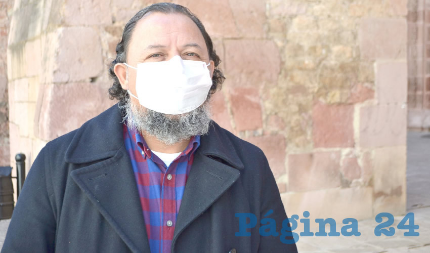Alejandro Rivera Nieto, activista y líder del Sindicato Independiente de Trabajadores del Estado de Zacatecas (SITEZ) (Foto: Archivo Página 24)
