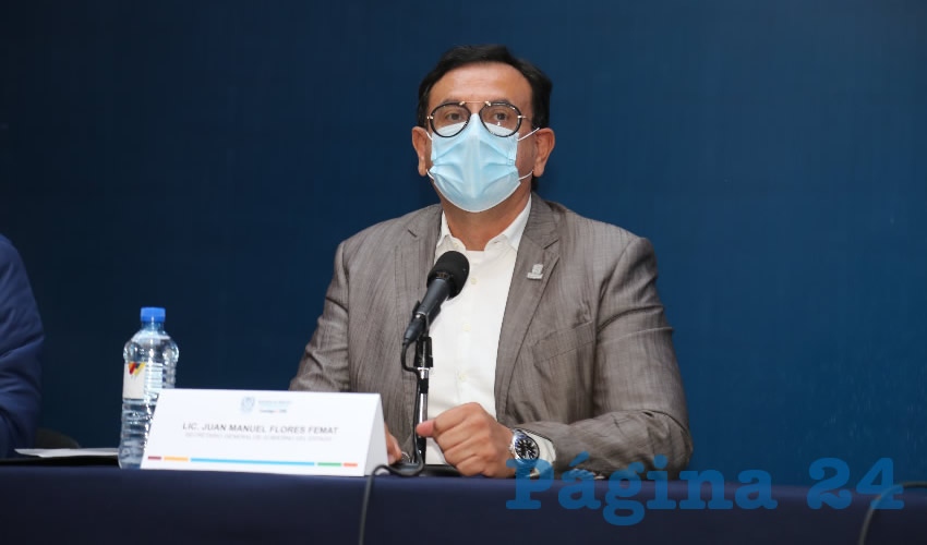 Juan Manuel Flores Femat, secretario general de Gobierno (Foto: Eddylberto Luévano Santillán)