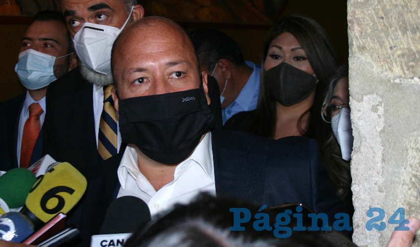Enrique Alfaro acepta que en materia de seguridad y de desaparecidos el trabajo aún “no es suficiente”/Foto: Francisco Tapia