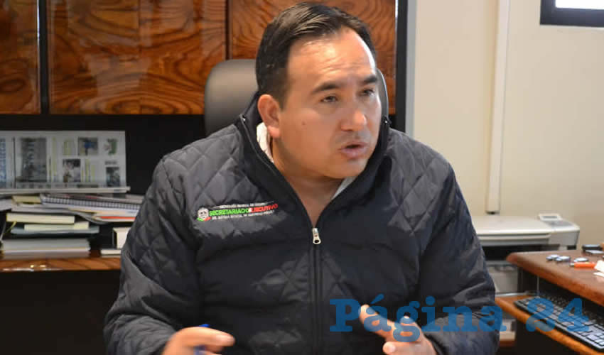 Jaime Medina Flores, secretario ejecutivo del Sistema Estatal de Seguridad Pública (Foto: Archivo Página 24)