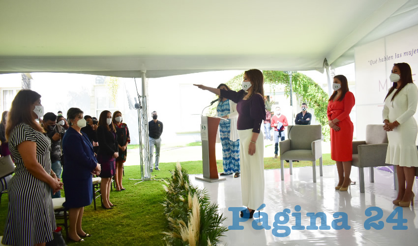 Para Tere Jiménez es prioridad fortalecer las acciones a favor del bienestar de las mujeres y niñas de Aguascalientes