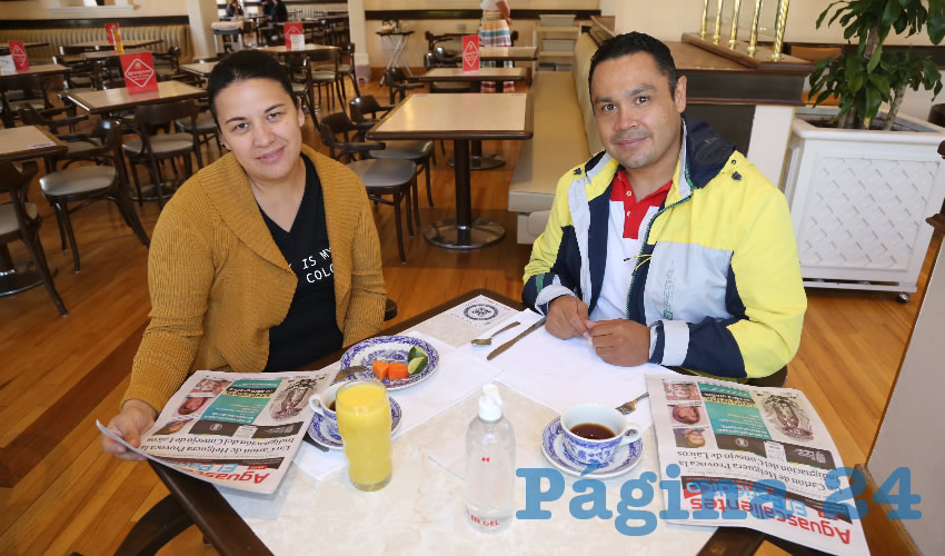 En Sanborns Francia almorzaron Georgia Bernal y Federico Albarr&aacute;n