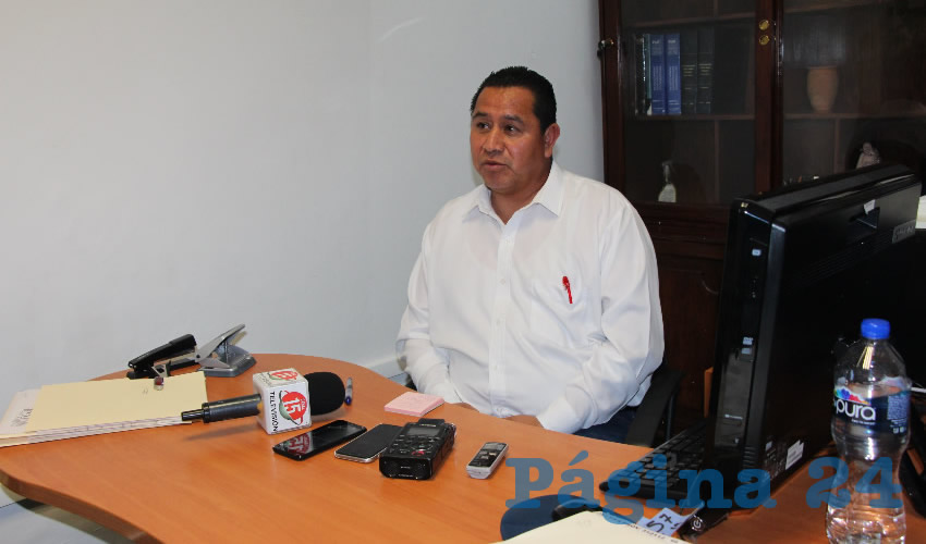 José Cruz Flores Jasso, encargado del Departamento de Regulación Sanitaria de la Jurisdicción I de la Secretaría de Salud de Zacatecas (SSZ) (Foto: Archivo Página 24)