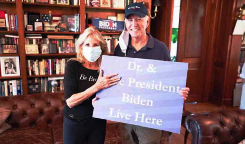 El virtual presidente electo, Joe Biden, y su equipo planean revertir políticas del mandatario Donald Trump de forma inmediata (Foto: @DrBiden)