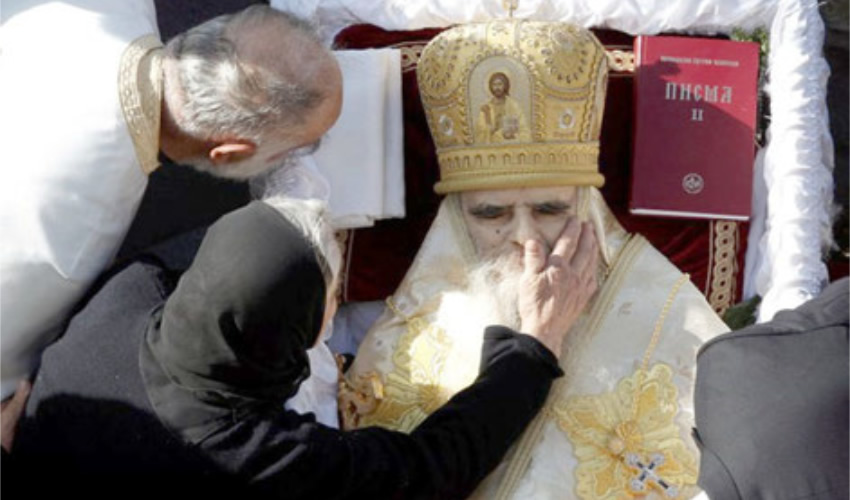 Amfilohije Radovic, arzobispo de la Iglesia Ortodoxa Rusa ...¿así, cuándo chingaos?..