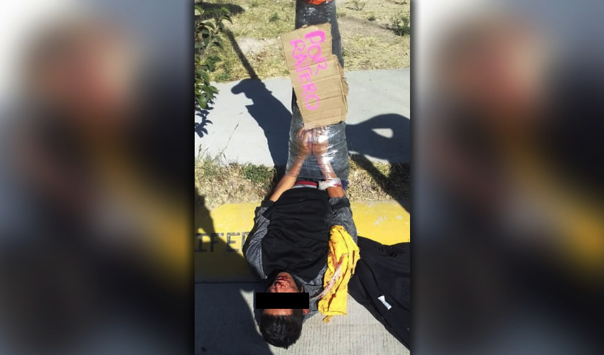 José Daniel, de 24 años de edad, fue castigado por residentes del fraccionamiento Santa Regina