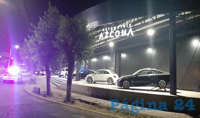 Dos delincuentes irrumpieron en el negocio para apoderarse de llaves, 50 mil pesos y un reloj Rolex