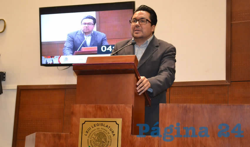 Omar Carrera Pérez, diputado local por el Movimiento Regeneración Nacional (Morena (Foto: Merari Martínez Castro)