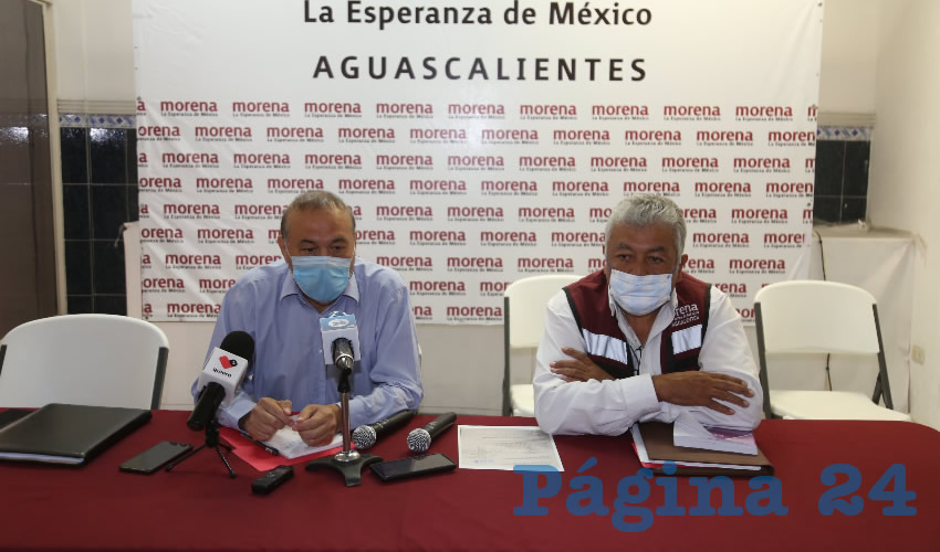 Jesús Rangel de Lira y Abel Hernández Palos (Foto: Eddylberto Luévano Santillán)