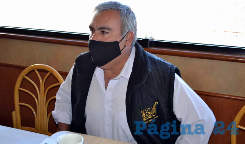 Rafael Rodríguez Quintero, miembro del Movimiento de Bases en Defensa del Issstezac (Foto: Archivo Página 24)
