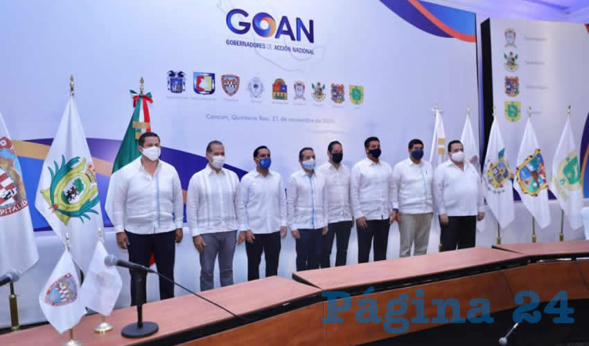 El gobernador de Aguascalientes Martín Orozco Sandoval apuntó que desde la GOAN se continúa trabajando en beneficio de las y los mexicanos; y reiteró que este no se trata de un grupo opositor, sino de mandatarios con propuestas claras