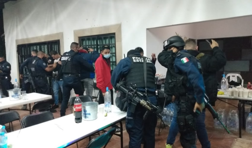 Alrededor de 100 personas se encontraban en la celebración en el rancho San Pedro Victoria