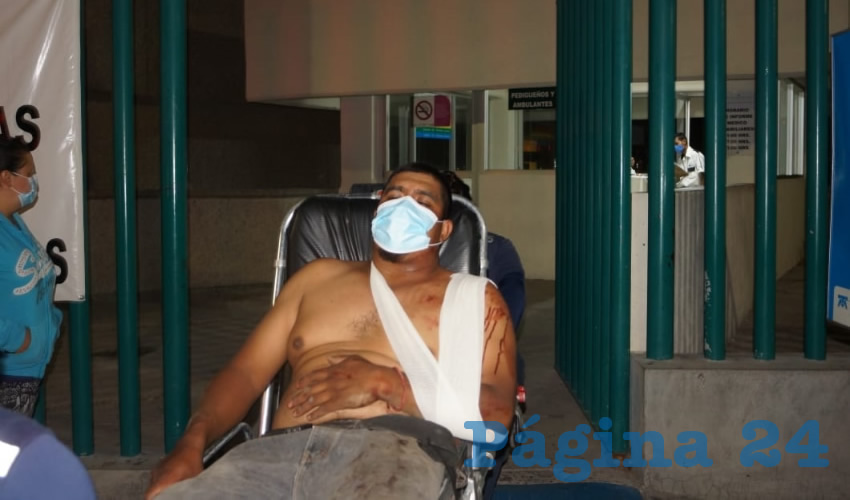 Luis Felipe Durón Martínez, de 30 años, fue internado en la Clínica 2 del IMSS