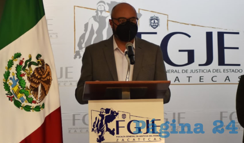 Francisco Murillo Ruiseco, informó sobre los avances en la investigación del crimen cometido contra la menor de edad que fue encontrada sin vida y con muestras de tortura en el municipio de Fresnillo; recalcó el compromiso de los órganos de justicia para seguir las indagatorias y esclarecer el lamentable caso del feminicidio de Sofía (Foto: Cortesía)