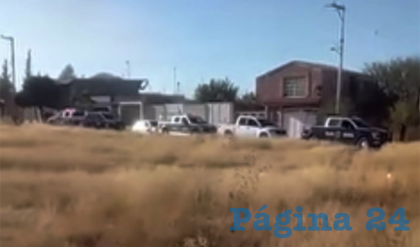 Detalle de las unidades participantes en el operativo realizado en la comunidad El Novillo