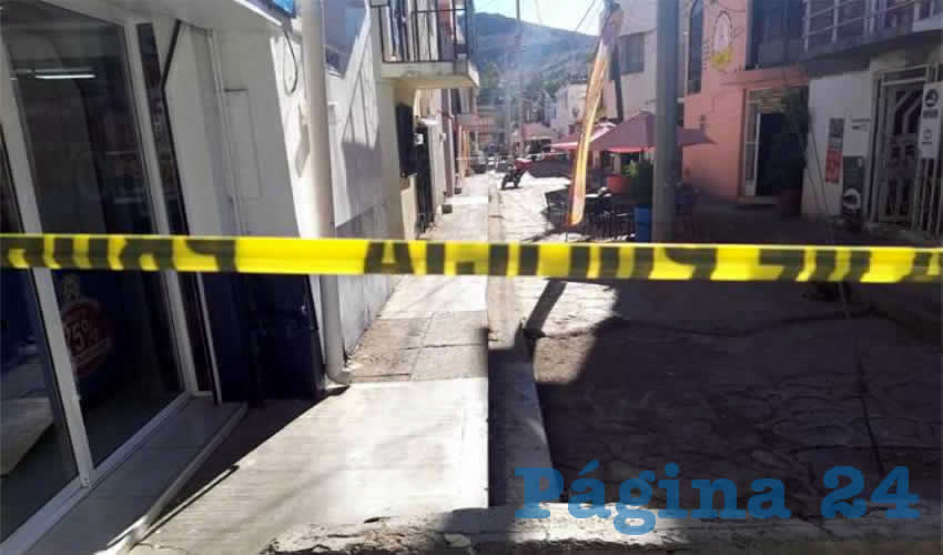 La zona del ataque armado