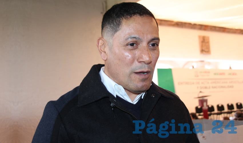 José Juan Estrada Hernández, titular de la Secretaría del Zacatecano Migrante (Sezami) (Foto: Rocío Castro Alvarado)