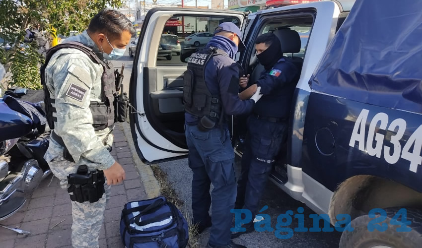 El elemento del Grupo Motorizado Dragones no requirió hospitalización