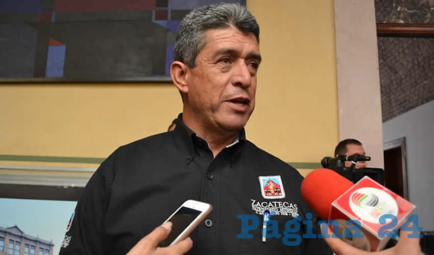 Miguel Félix Carrillo, secretario de Servicios Públicos del ayuntamiento de Zacatecas (Foto: Archivo Página 24)