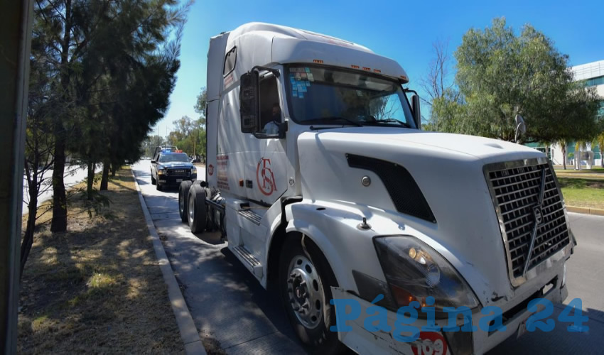 El tráiler y la carga fueron robados en Encarnación de Díaz, Jalisco
