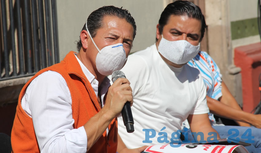 Gustavo Granados Corzo y José Luis Proa de Anda: MC busca en convocatoria candidatos que “no tengan afiliación con ningún partido, no haber sido candidato, que presenten su 3 de 3 y una carta compromiso de no corrupción” (Fotos: Juan Fernando Reyes Ortega)