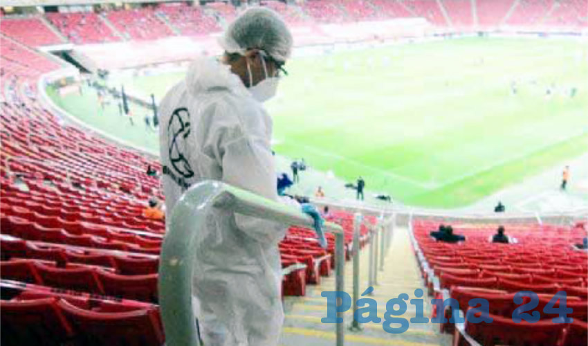 El estadio Akron en el partido de la semana pasada entre Guadalajara y América/Foto: Twitter @EnriqueAlfaroR