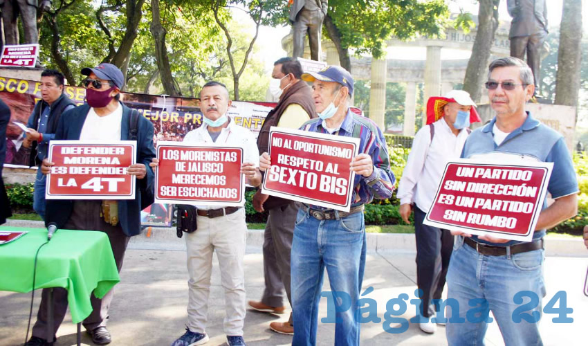 “Necesitamos que la dirigencia encabezada por Mario Delgado haga acto de presencia en Jalisco para que quede claro y se dé inicio a la formación de un consejo, de un colegiado, de un comité provisional, como se pueda, pero tiene que haber una dirigencia para los trabajos de organización”, explicó Juan Vázquez, de una fracción del partido/Fotos: Francisco Tapia